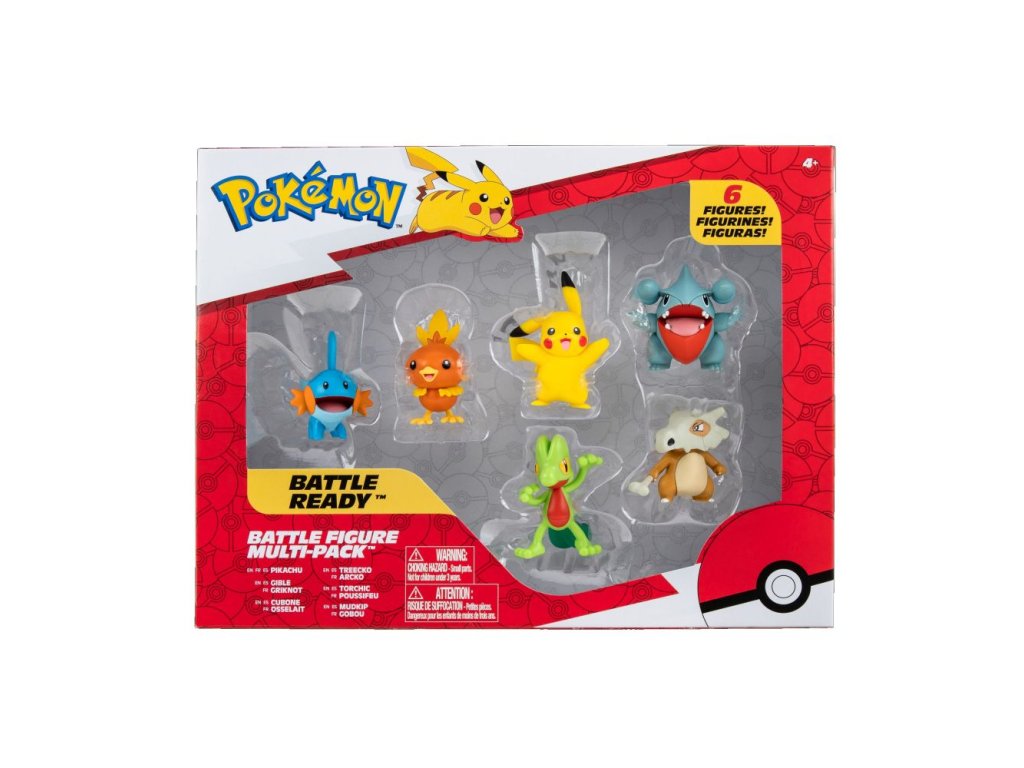 Pokémon sada 6 figurek