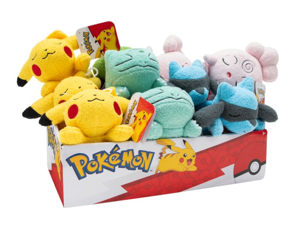 Pokémon Sleeping Plyš (Assortment) W1