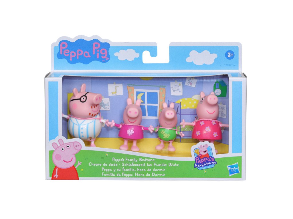 PRASÁTKO PEPPA PEPPINA RODINKA SADA 4 FIGUREK