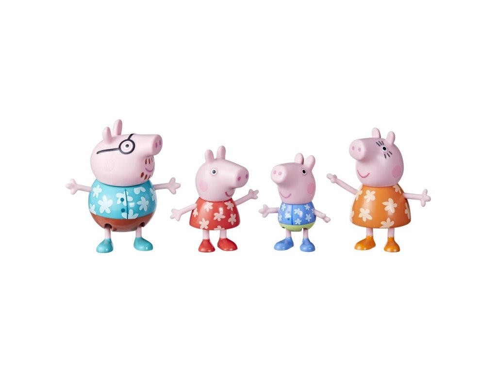 PRASÁTKO PEPPA PEPPINA RODINKA SADA 4 FIGUREK