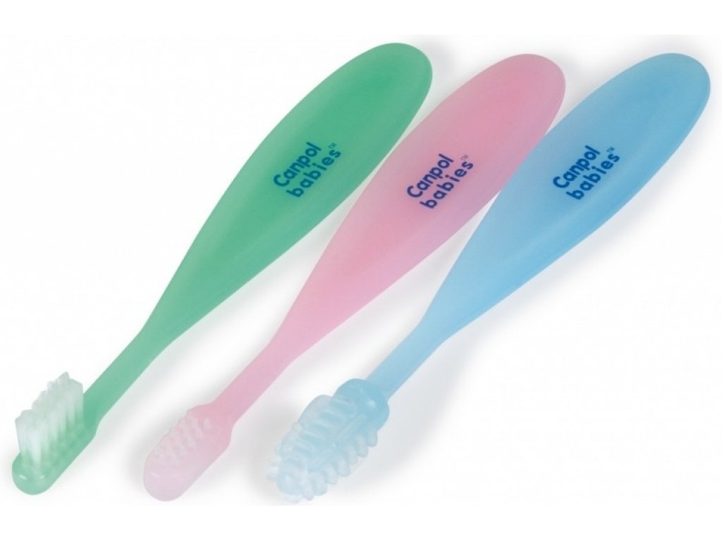 Sada zubních kartáčků Canpol Babies - 3 ks