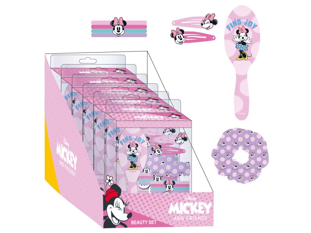 Set doplňků do vlasů Minnie 8ks