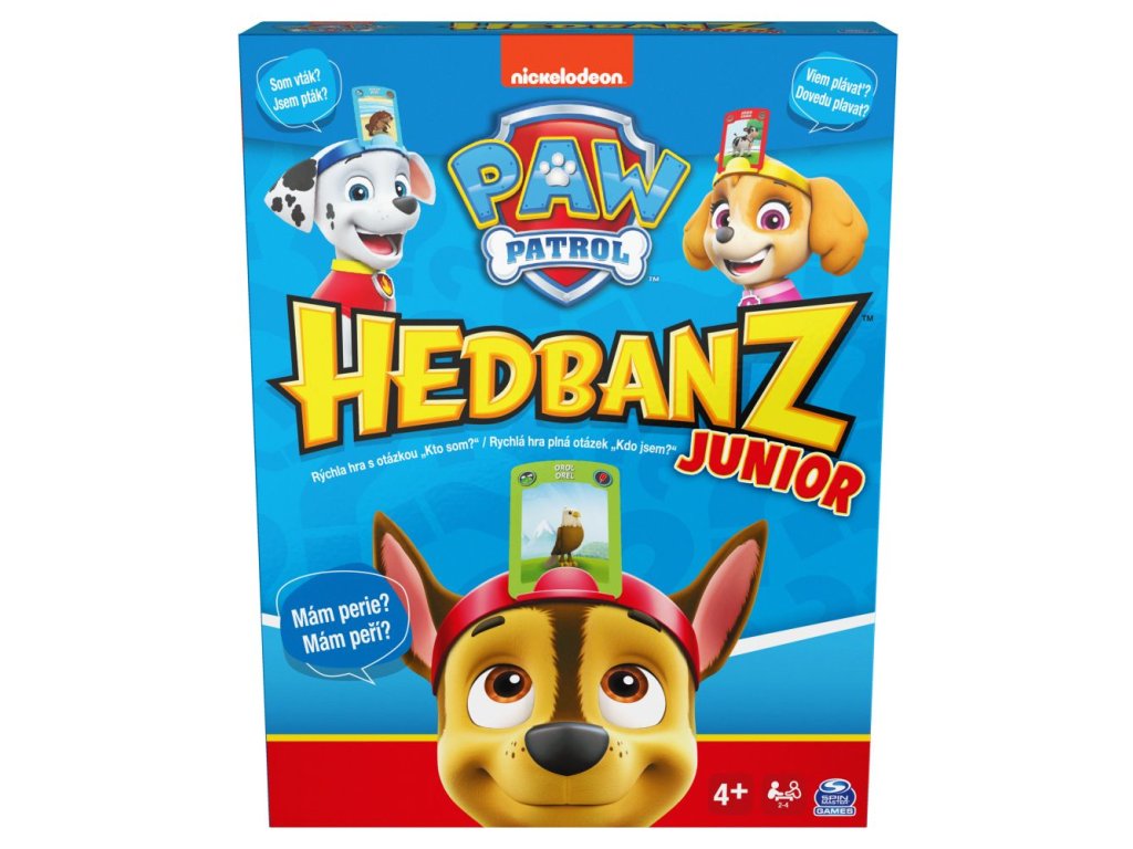 SMG HEDBANZ PAW PATROL JUNIOR SPOL. HRA HÁDANEK CZ/SK