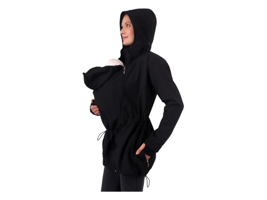 Softshellová NOSÍCÍ bunda Pavla + TĚHOTENSKÁ vsadka