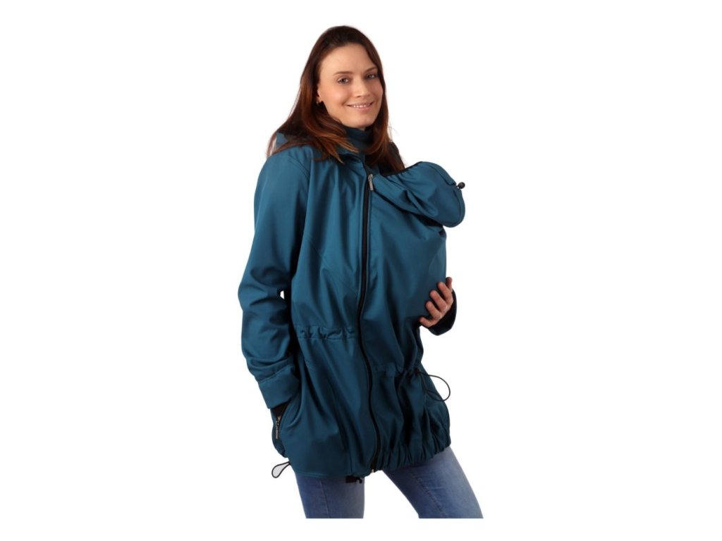 Softshellová NOSÍCÍ bunda Pavla + TĚHOTENSKÁ vsadka