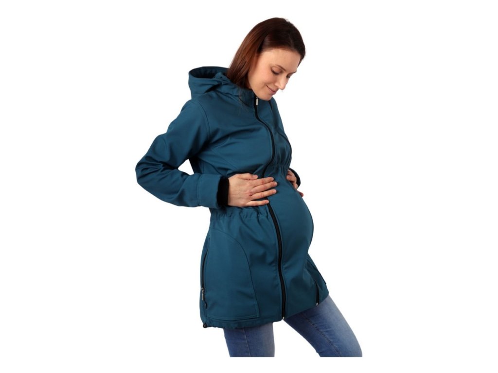 Softshellová NOSÍCÍ bunda Pavla + TĚHOTENSKÁ vsadka