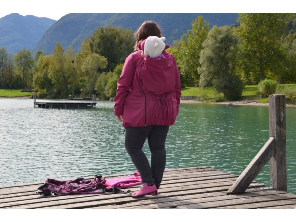 Softshellová těhotenská a nosící bunda Alice + TĚHOTENSKÁ VSADKA