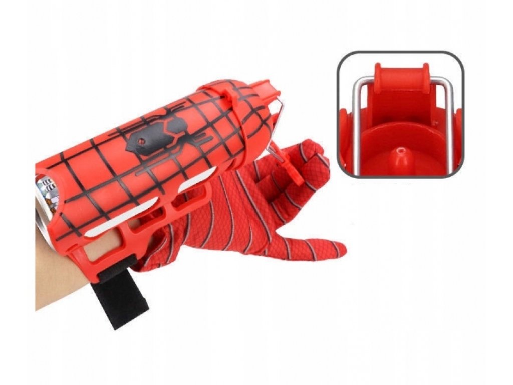 Spiderman vystřelovák vody a pavučiny 2v1