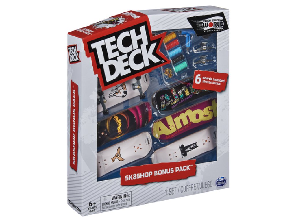 TECH DECK SKATESHOP 6KS S PŘÍSLUŠENSTVÍM