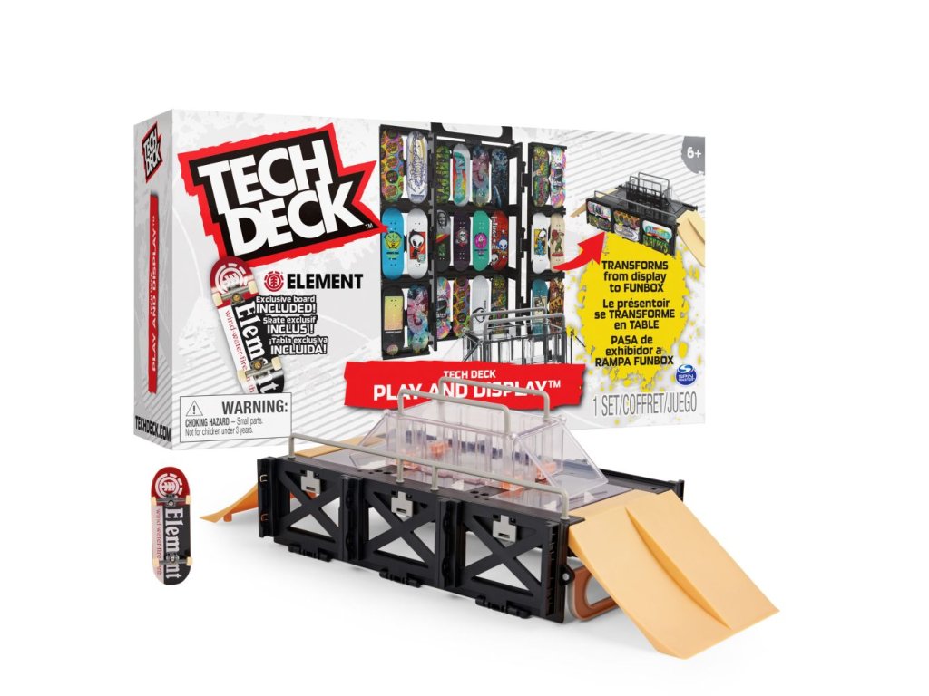 TECH DECK VITRÍNA A PÓDIUM