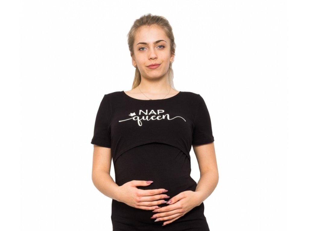 Těhotenská, kojící noční košile Queen 
