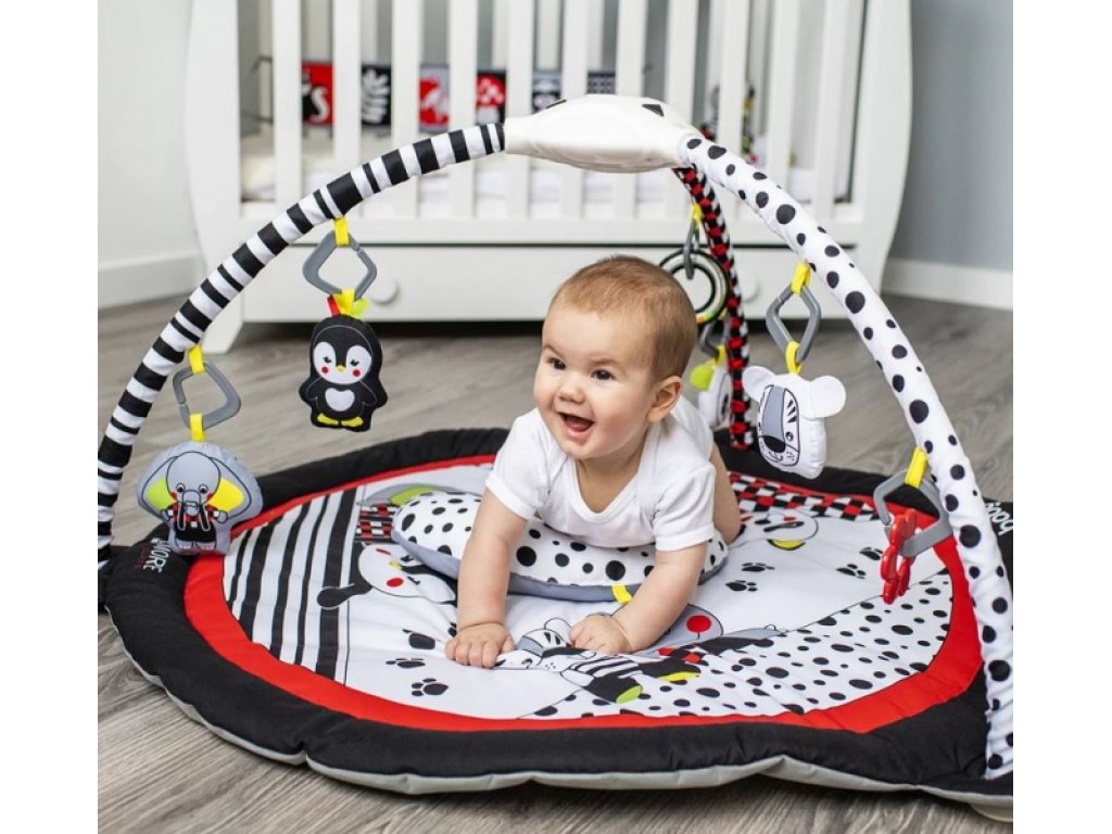 Velká hrací deka kontrastní C-MORE - Panda