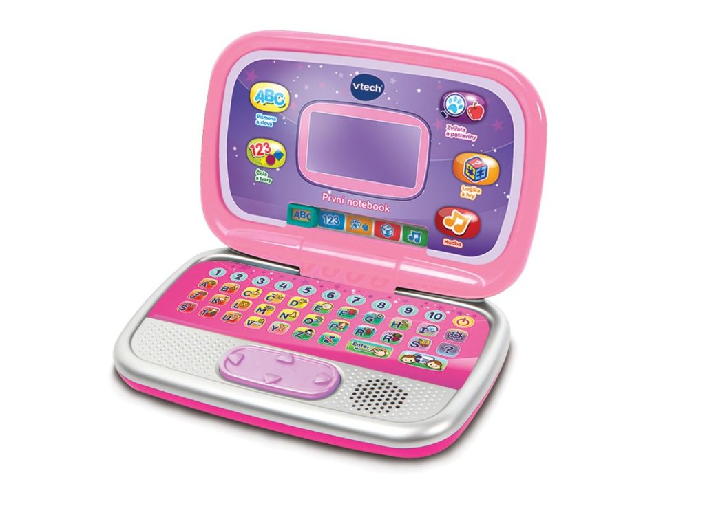 Vtech První notebook - růžový CZ