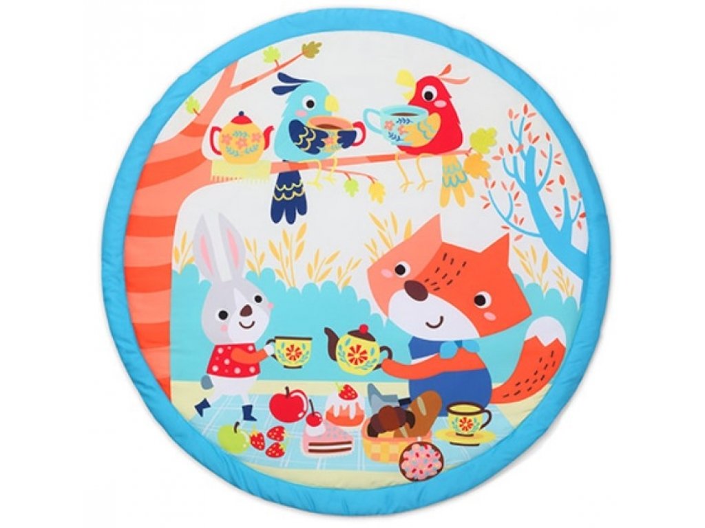 Vzdělávací edukační hrací podložka  - Forest Tea Party