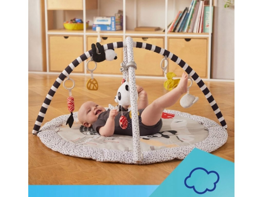 Vzdělávací hrací deka  se zrcátkem, Babies BOO Panda
