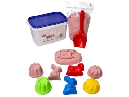 Adam Toys Kinetický písek - pudrový - 2kg + mix formiček zdarma 2