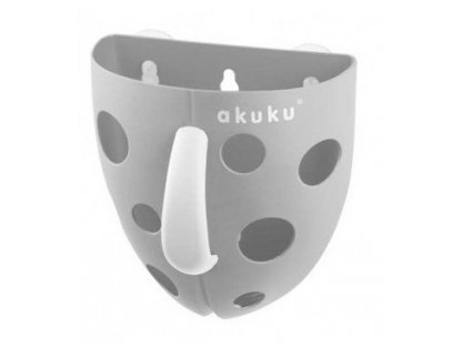 Akuku Box, nádobka na hračky do vody, na vanu, šedý