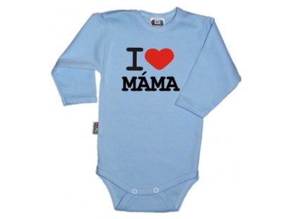 Baby Body dl. rukáv Kolekce I Love Máma