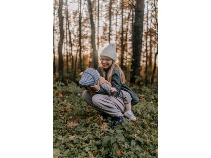 BABY NELLYS Zimní nadčasová čepice Mom and Baby