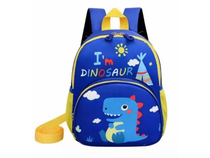 Batoh, aktovka pro předškoláka Dino - modrý