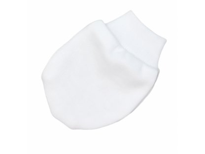 Bavlněné kojenecké rukavičky  ® bílé