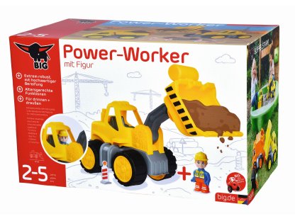 BIG Power Kolový nakladač s figurkou 47 cm