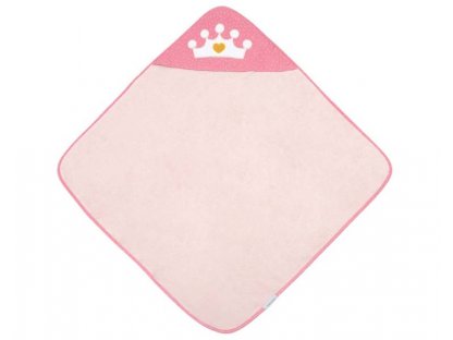 Canpol Babies Měkká osuška s kapucí, 85x85cm - Queen, růžová 2