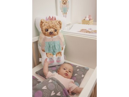 Ceba Baby Mazlící polštářek Fluffy Puffy Lea 50cm + plakát zdarma 2