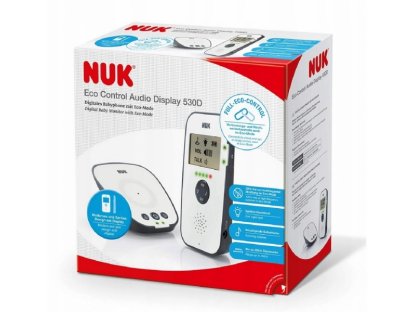 Dětská digitální chůvička ECO CONTROL 530D - bílá/šedá