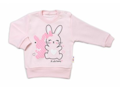Dětská tepláková souprava Cute Bunny - růžová, vel. 86 2