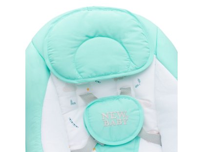 Dětské houpací lehátko NEW BABY TEDDY Mint