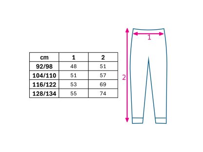 Dětské legíny z teplákoviny New Baby Kindergarten 2