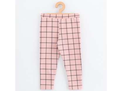 Dětské legíny z teplákoviny New Baby Kindergarten pink