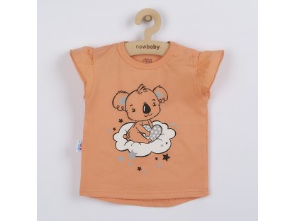 Dětské letní pyžamko New Baby Dream lososové 2