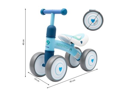 Dětské odrážedlo Baby Mix Baby Bike Fruit blue