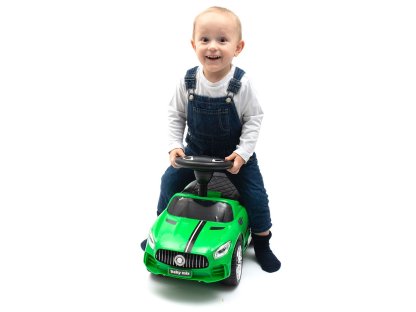 Dětské odrážedlo se zvukem Baby Mix RACER zelené