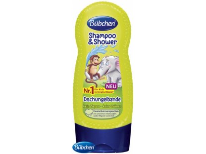 dětský šampón a sprchový gel Džungle - 230ml