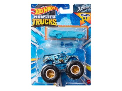 HW MONSTER TRUCKS 1:64 S ANGLIČÁKEM