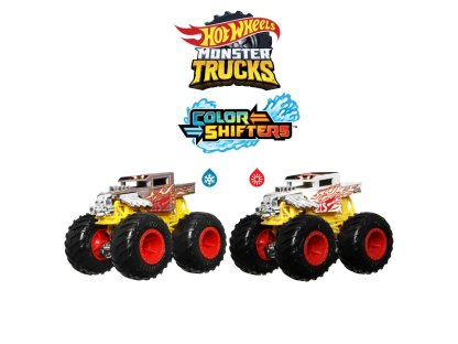 HW MONSTER TRUCKS COLOR SHIFTERS ASST