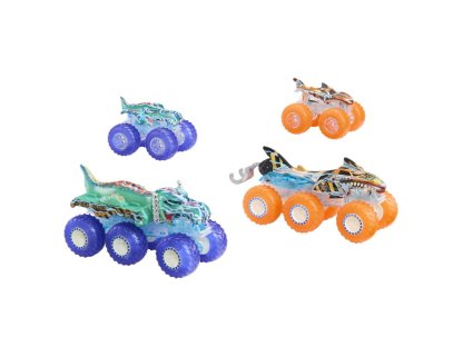 HW MONSTER TRUCKS POWER SMASHERS TAHAČ A TRUCK