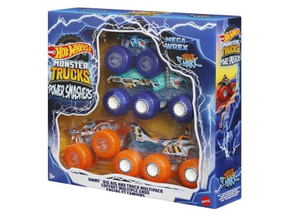 HW MONSTER TRUCKS POWER SMASHERS TAHAČ A TRUCK