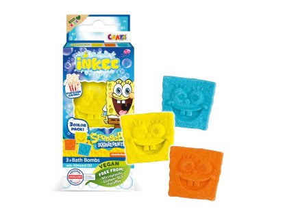 INKEE Mini pack šumivá bomba - Sponge Bob