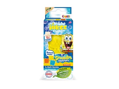 INKEE Mini pack šumivá bomba - Sponge Bob