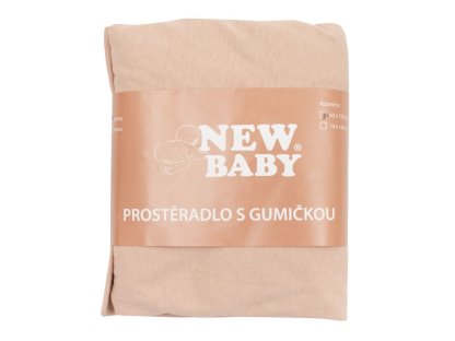 Jersey prostěradlo do postýlky New Baby 120x60