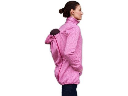  Nosící fleecová mikina - pro nošení dítěte v předu i vzadu na těle  2
