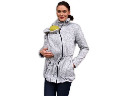 Nosící fleecová mikina - pro nošení dítěte ve předu