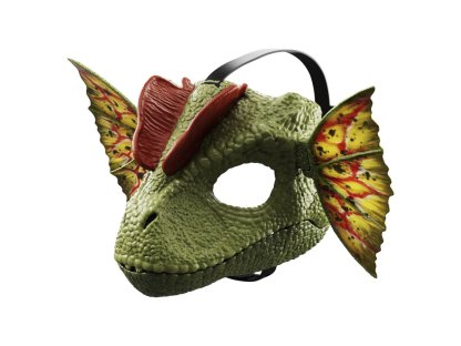 JW DILOPHOSAURUS MASKA NA OBLIČEJ SE ZVUKY