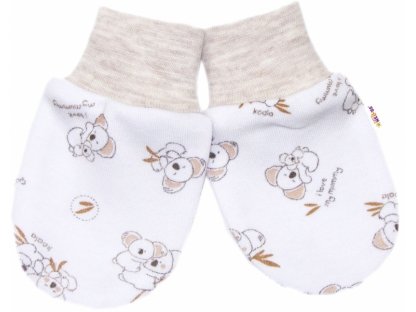 Kojenecké rukavičky, bavlna Koala Basic  2