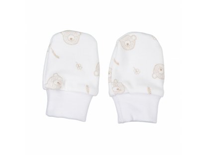 Kojenecké rukavičky, bavlna Teddy Baby