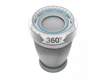 Kouzelný hrneček Junior 360° Králíček 12m+ - modro/růžový + 2ks dudlíků (3-6m)